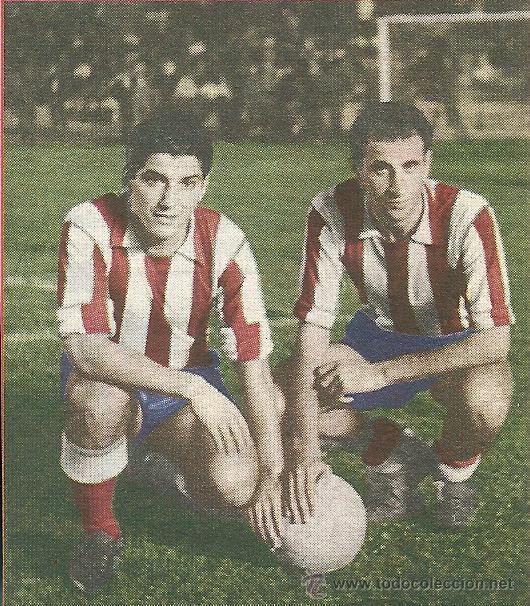 Collezionismo sportivo: ATL&Eacute;TICO DE MADRID: Recorte de COLLAR y PEIR&Oacute;