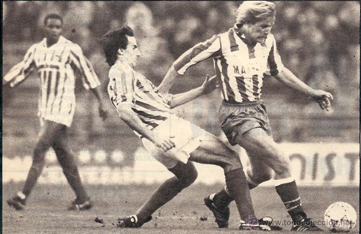 Collezionismo sportivo: ATL&Eacute;TICO DE MADRID: Recorte de BERND SCHUSTER