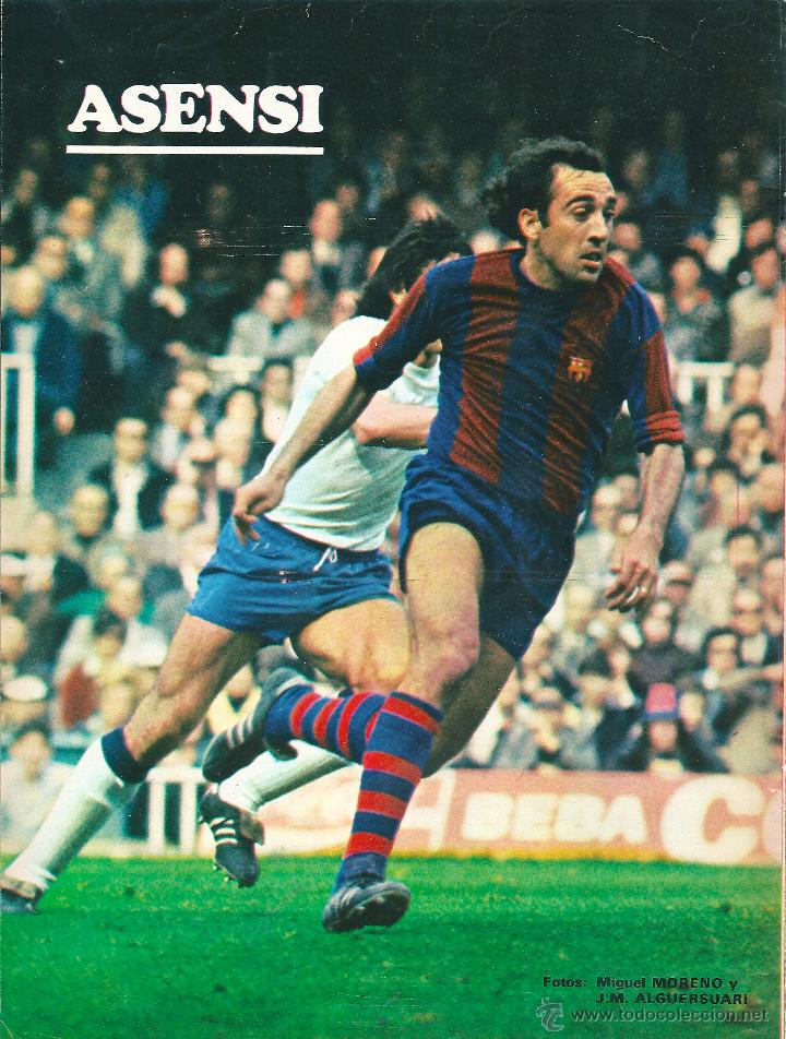 Coleccionismo deportivo: BAR&Ccedil;A: Minip&oacute;ster de ASENSI. 1978 - Foto 1