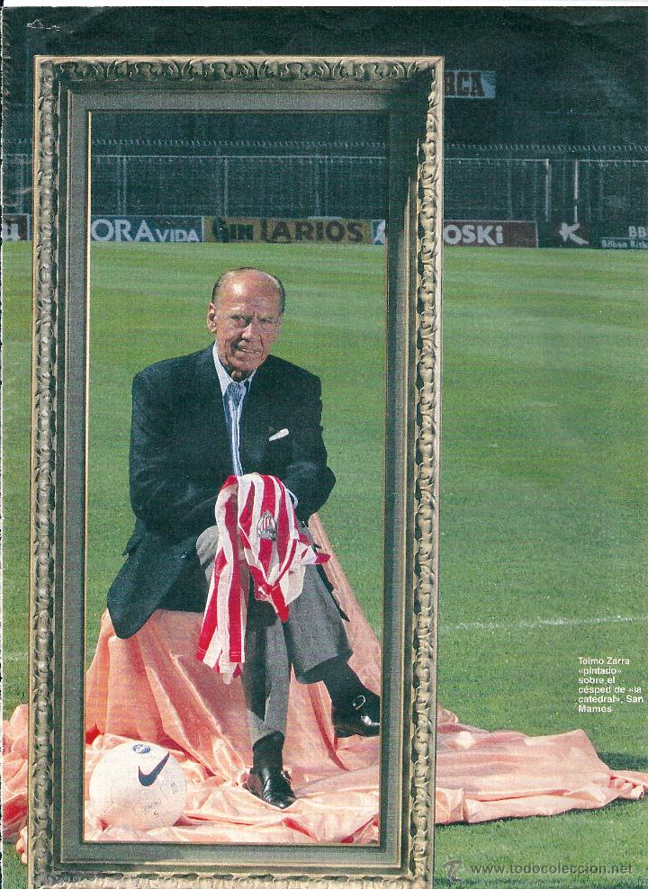 Collezionismo sportivo: ATHLETIC DE BILBAO: Minip&oacute;ster del m&iacute;tico TELMO ZARRA