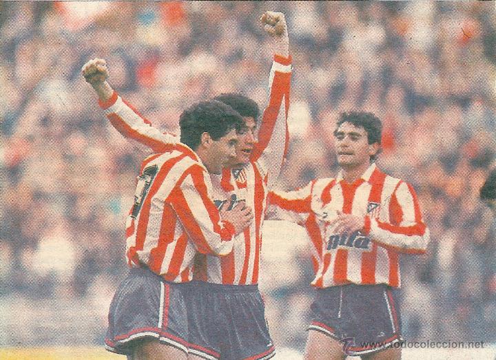Collezionismo sportivo: ATL&Eacute;TICO DE MADRID: Recorte de BALTAZAR. Finales de los a&ntilde;os 80