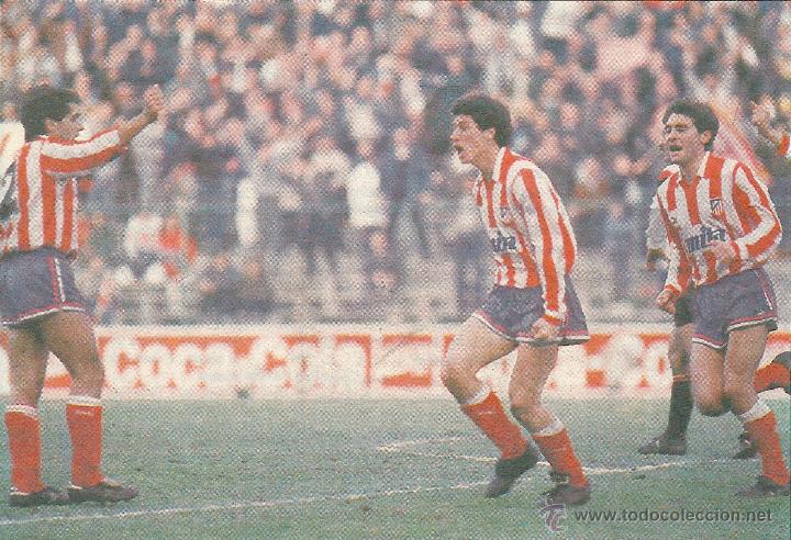 Collezionismo sportivo: ATL&Eacute;TICO DE MADRID: recorte de BALTAZAR. Finales de los a&ntilde;os 80