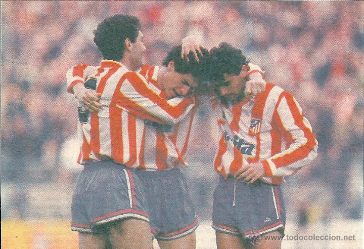 Collezionismo sportivo: ATL&Eacute;TICO DE MADRID: Recorte de BALTAZAR. Finales de los a&ntilde;os 80