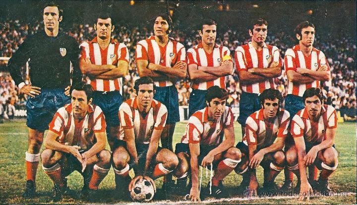 Collezionismo sportivo: ATL&Eacute;TICO DE MADRID: Recorte de un equipo de 1972