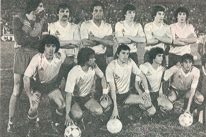 Collezionismo sportivo: SELECCI&Oacute;N DE F&Uacute;TBOL DE URUGUAY (LA CELESTE ): Recorte del equipo Campe&oacute;n de Am&eacute;rica en 1983