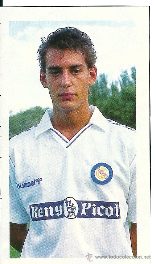 Collezionismo sportivo: REAL MADRID: Recorte de iSMAEL URZ&Aacute;IZ con la camiseta del Castilla. Hacia 1990
