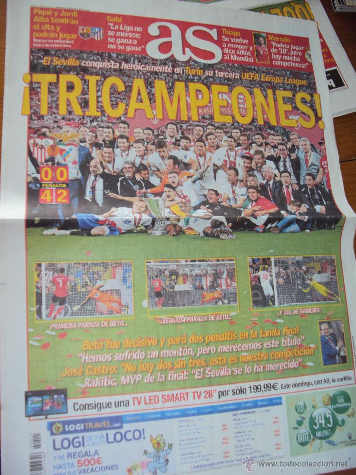 Collectionnisme sportif: SEVILLA C.F. TRICAMPEONES 2014