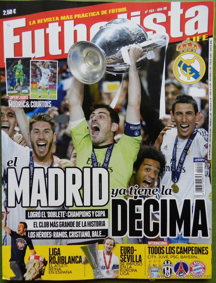 Sammelleidenschaft Sport: REVISTA FUTBOLISTA REAL MADRID CAMPEON CHAMPIONS LEAGUE 13/14-ATLETICO DECIMA 2013/2014-SEVILLA