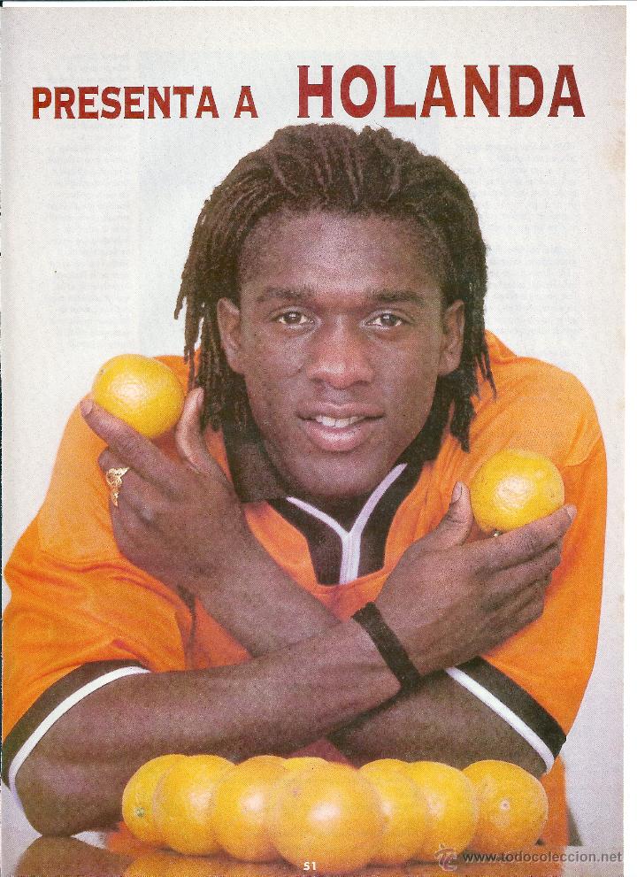 Collezionismo sportivo: SELECCI&Oacute;N DE F&Uacute;TBOL DE HOLANDA: Minip&oacute;ster de CLARENCE SEEDORF. 1998
