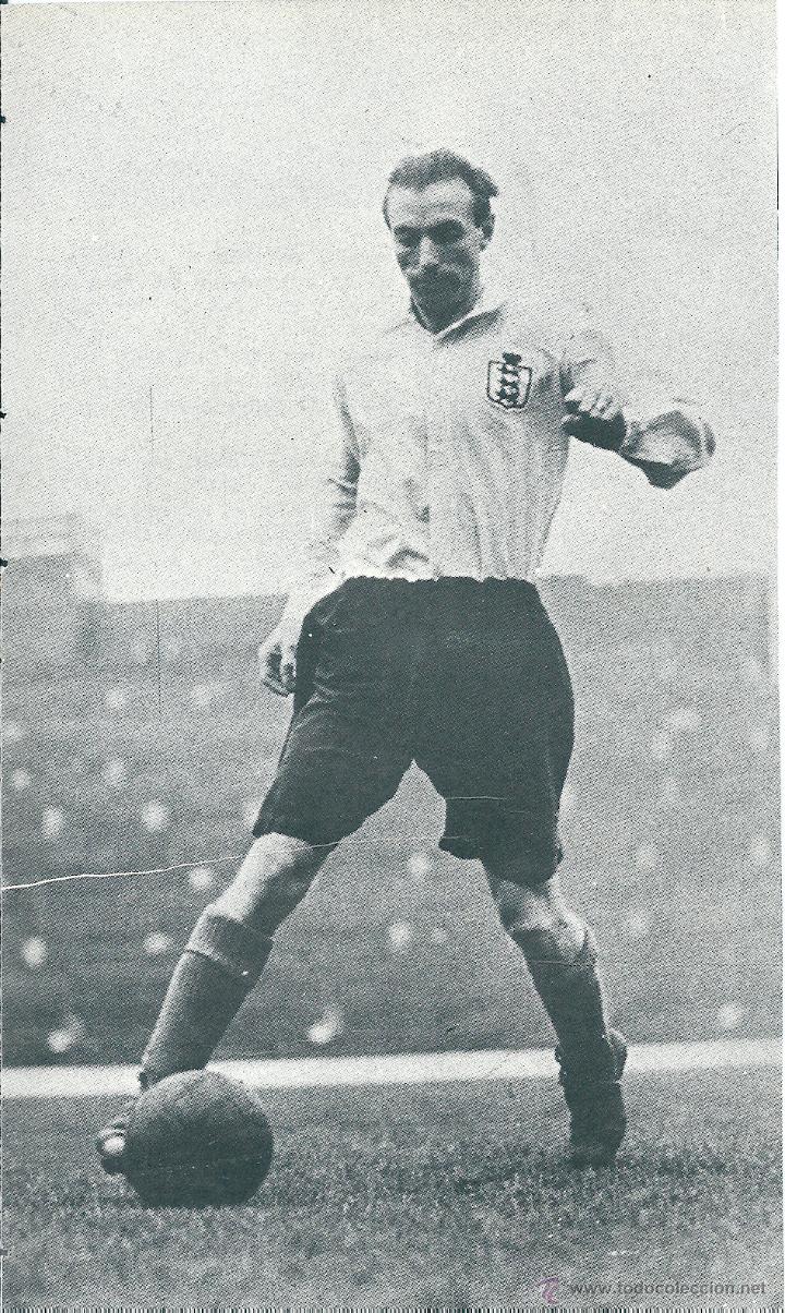 Collectionnisme sportif: SELECCI&Oacute;N DE F&Uacute;TBOL DE INGLATERRA: Gran recorte de Sir STANLEY MATTHEWS