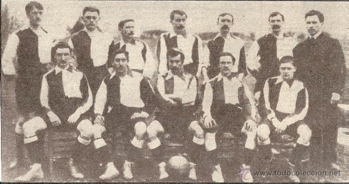 Collectionnisme sportif: ATHLETIC DE BILBAO: Recorte de un equipo de hacia el a&ntilde;o 1900