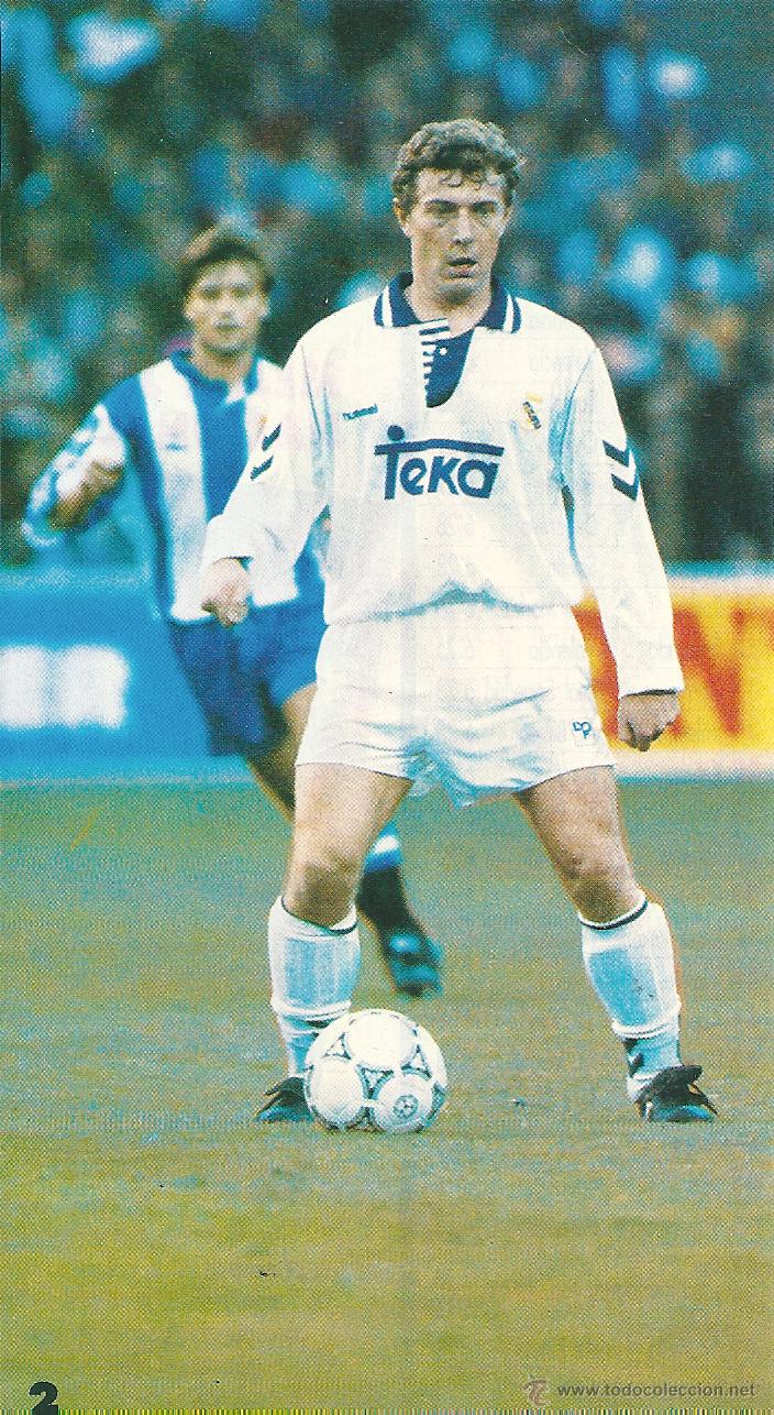 Collectionnisme sportif: REAL MADRID: Recorte de EMILIO BUTRAGUE&Ntilde;O. Hacia 1992