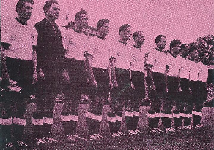 Collectionnisme sportif: SELECCI&Oacute;N DE F&Uacute;TBOL DE ALEMANIA: Recorte del equipo Campe&oacute;n del Mundo en Suiza 1954
