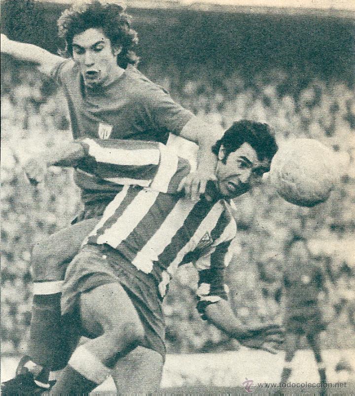 Collezionismo sportivo: ATL&Eacute;TICO DE MADRID: Recorte de G&Aacute;RATE. A&ntilde;os 70