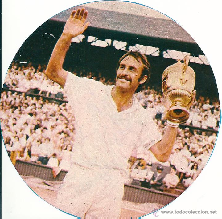 Collezionismo sportivo: TENIS: recorte circular de JOHN NEWCOMBE. 1971