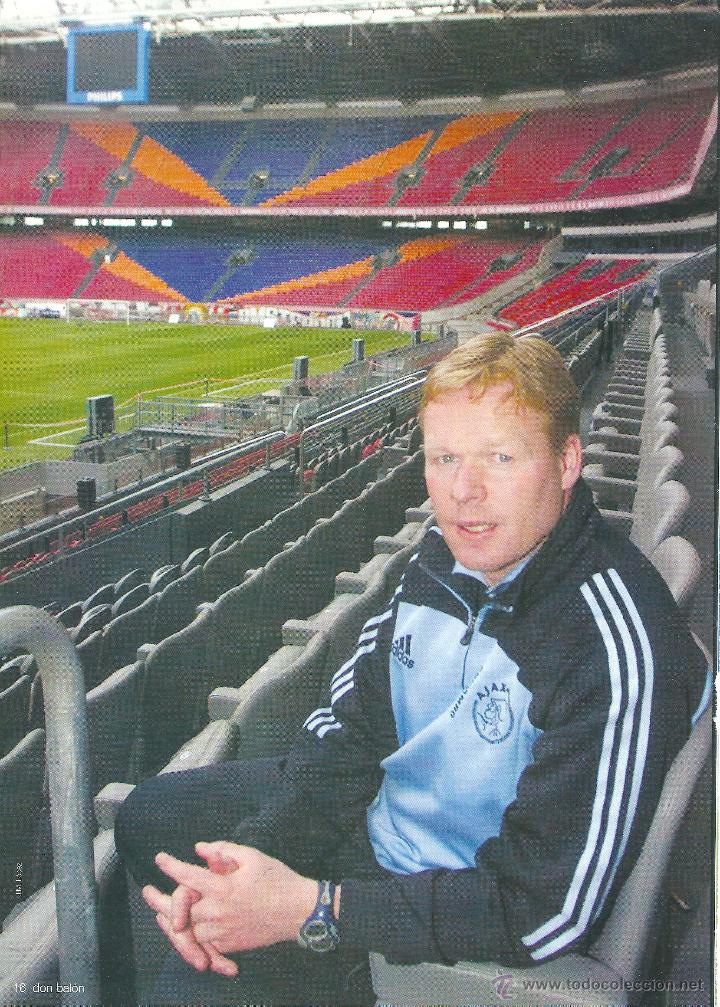 Collectionnisme sportif: AJAX DE AMSTERDAM: Minip&oacute;ster de RONALD KOEMAM
