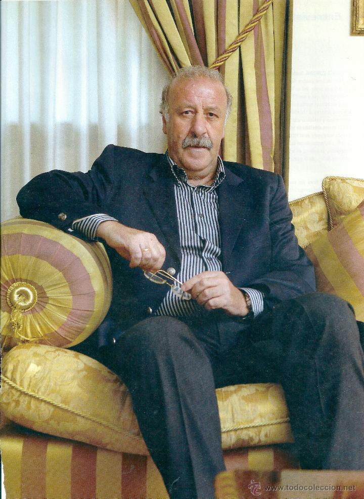 Collectionnisme sportif: Minip&oacute;ster de VICENTE DEL BOSQUE