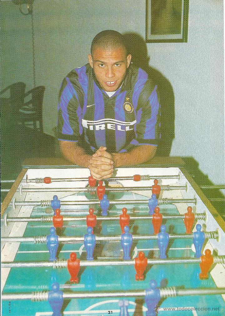 Collectionnisme sportif: INTER DE MILAN: Minip&oacute;ster de RONALDO
