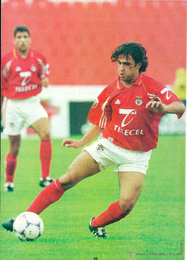 Collectionnisme sportif: Minip&oacute;ster de HUGO LEAL, del Benfica