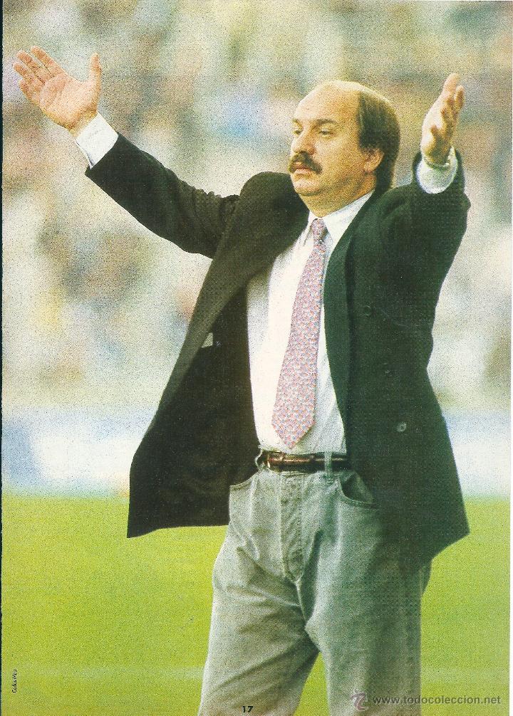 Collectionnisme sportif: Minip&oacute;ster del entrenador JOS&Eacute; MANUEL ESNAL, MAN&Eacute;