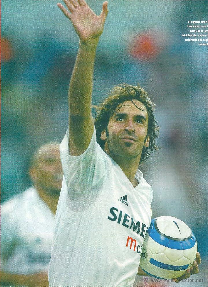 Coleccionismo deportivo: REAL MADRID: Minip&oacute;ster de RA&Uacute;L - Foto 1