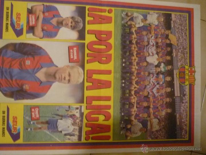 Sammelleidenschaft Sport: poster central revista deportiva 65 x 47 plantila f.c.barcelona - bar&ccedil;a