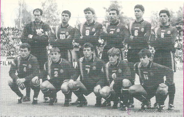 Collectionnisme sportif: SELECCI&Oacute;N ESPA&Ntilde;OLA DE F&Uacute;TBOL. Recorte de mediados de los a&ntilde;os 90