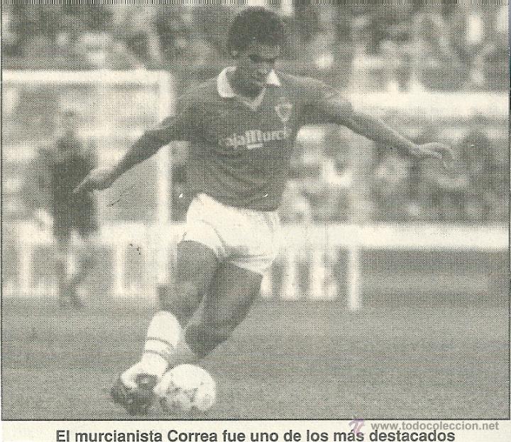 Collectionnisme sportif: REAL MURCIA: Recorte de CORREA
