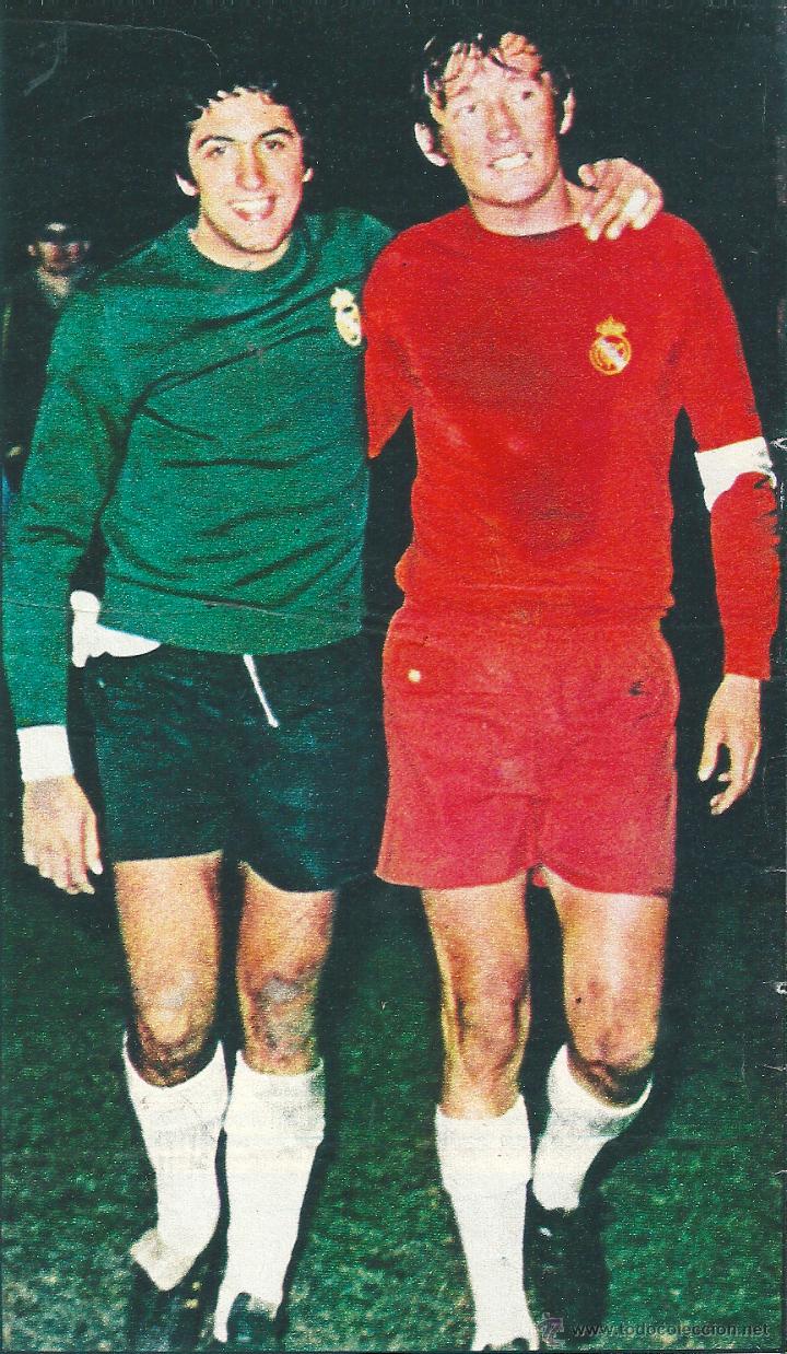 Collectionnisme sportif: REAL MADRID: Gran recorte de GARC&Iacute;A REM&Oacute;N y ZOCO en ODESSA. 1973