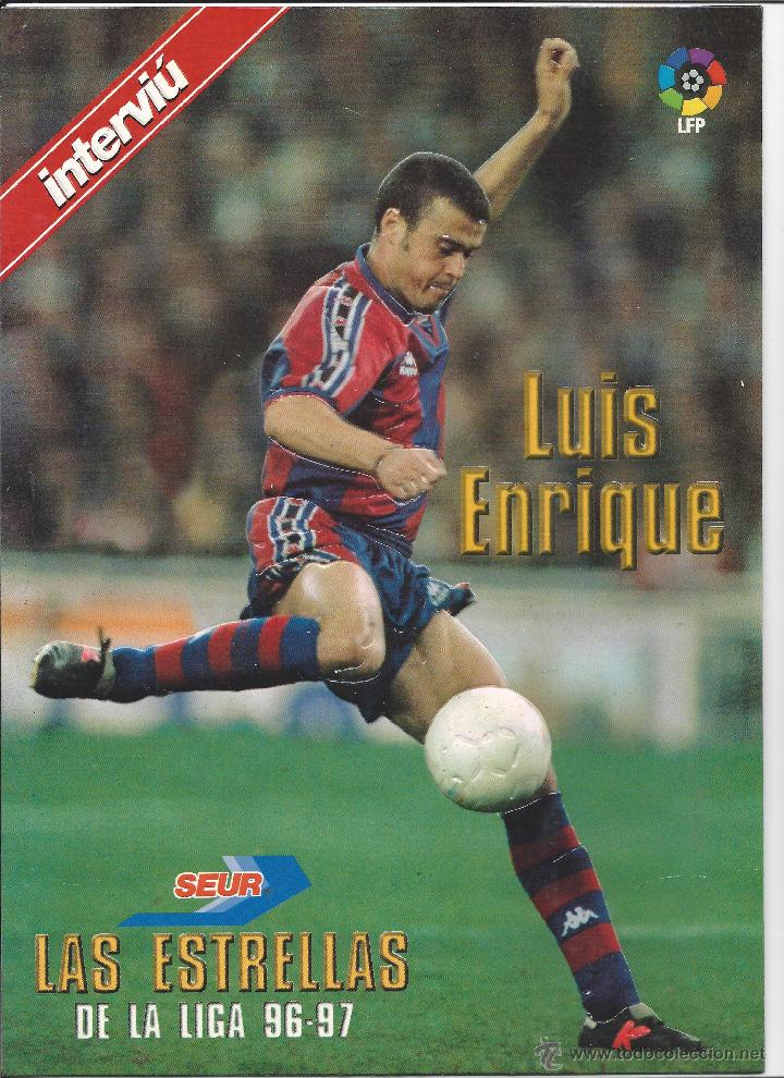 Sammelleidenschaft Sport: 7657- LAMINA EN RELIEVE DE LUIS ENRIQUE-F.C. BARCELONA