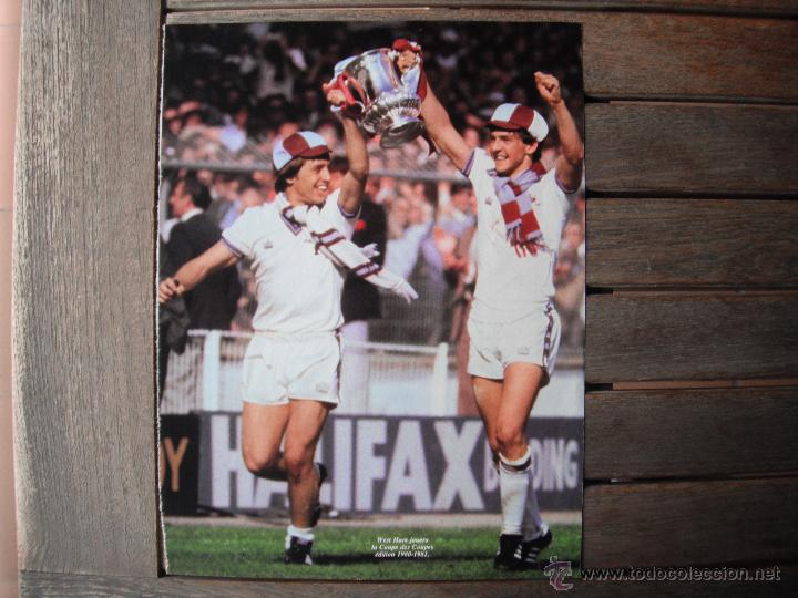 Coleccionismo deportivo: POSTER ONZE 1/2 PAGINA WEST HAM UTD. CAMPEON COPA INGLESA 1980.