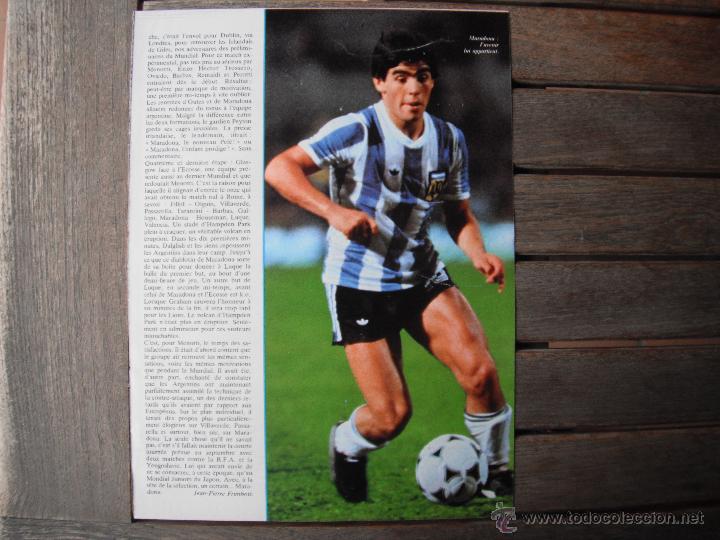 Coleccionismo deportivo: POSTER ONZE 1/2 PAGINA. MARADONA 1980.