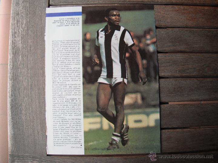 Collezionismo sportivo: POSTER ONZE 1/2 PAGINA. LAURIE CUNNINGHAM (WEST BROMWICH ALBION). 1979/1980.