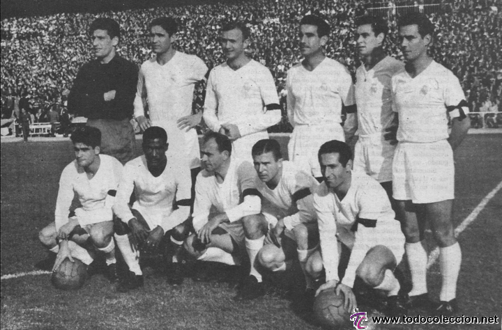 Collectionnisme sportif: REAL MADRID: Gran recorte de un equipo de la temporada 59-60. 1959