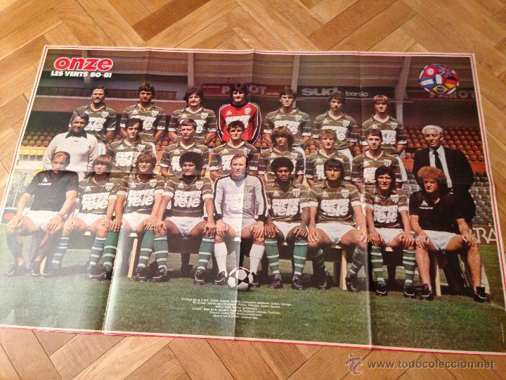 Coleccionismo deportivo: CARTEL POSTER FRANCE FRANCIA LES VERTS 80 81 REVISTA ONZE CARTEL MUNDIAL ESPA&Ntilde;A SPAIN 82 1982