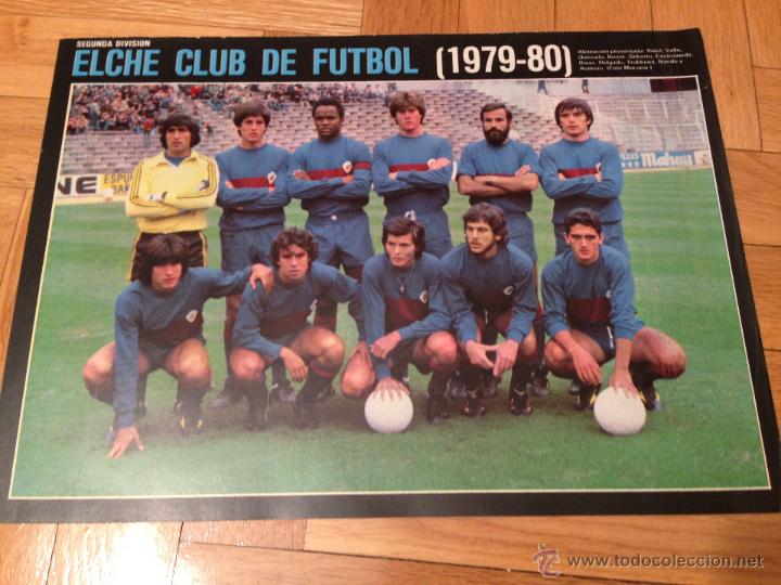 Coleccionismo deportivo: CARTEL POSTER FUTBOL AS COLOR 1979 1980 ELCHE