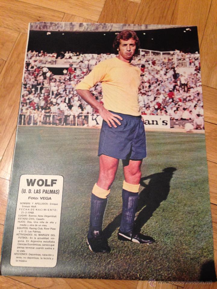 Collectionnisme sportif: CARTEL POSTER FUTBOL WOLF LAS PALMAS