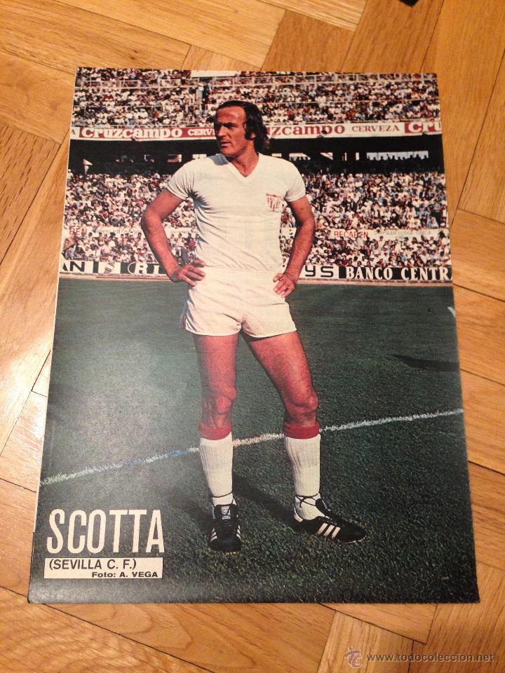 Collezionismo sportivo: CARTEL POSTER FUTBOL SCOTTA SEVILLA