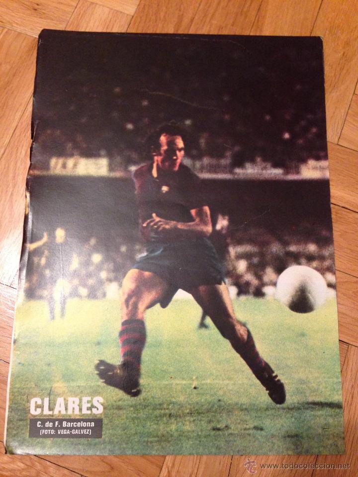 Coleccionismo deportivo: CARTEL POSTER FUTBOL CLARES BARCELONA