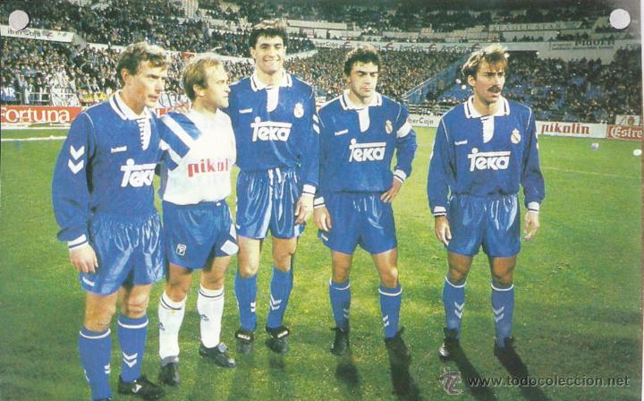 Sammelleidenschaft Sport: REAL MADRID: Recorte de la QUINTA DEL BUITRE (BUTRAGUE&Ntilde;O, PARDEZA, MICHEL, SANCH&Iacute;S y MART&Iacute;N V&Aacute;ZQUEZ)