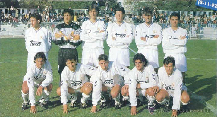 Sammelleidenschaft Sport: REAL MADRID: Recorte del equipo filial en la temporada 92-93