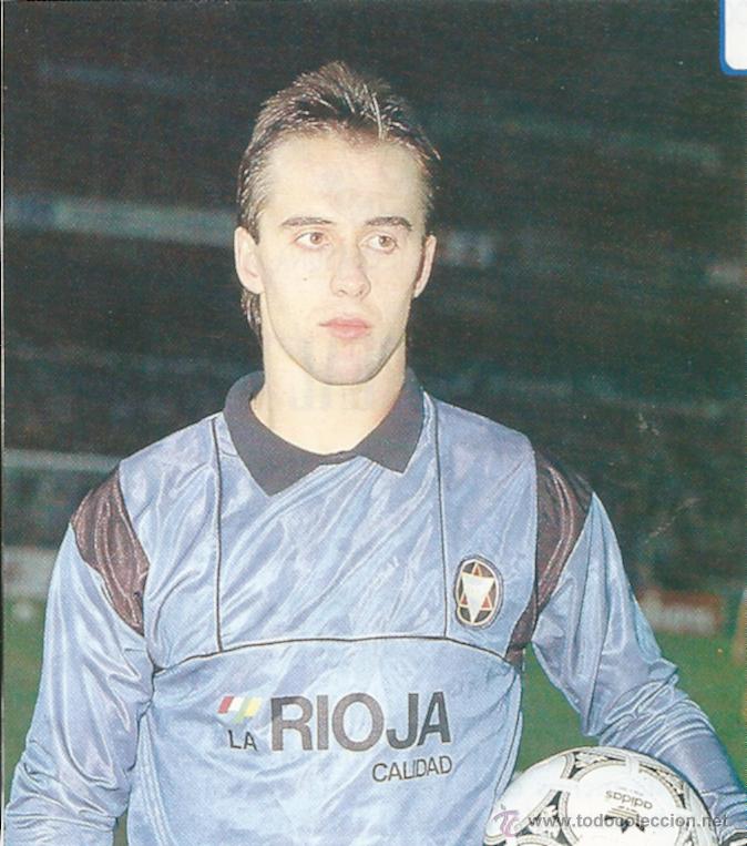 Sports collectibles: CLUB DEPORTIVO LOGRO&Ntilde;&Eacute;S: recorte de LOPETEGUI. Primeros a&ntilde;os 90