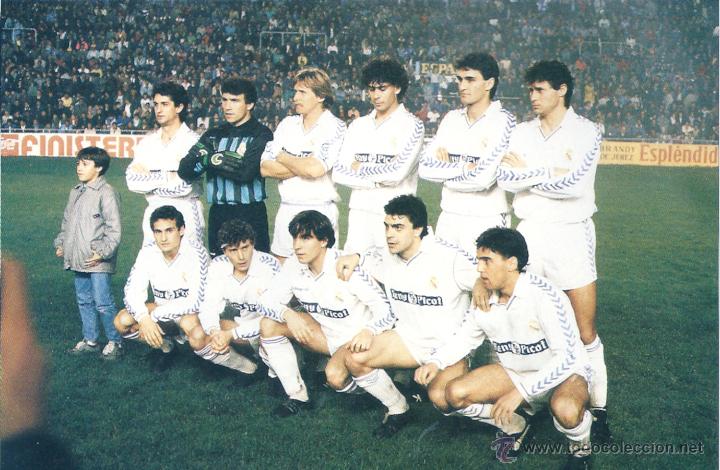 Collezionismo sportivo: REAL MADRID: recorte de la temporada 89-90