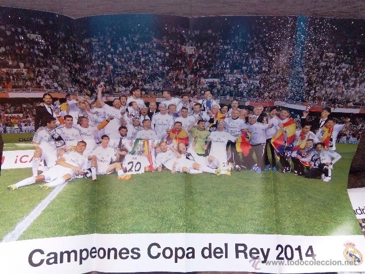 Colecionismo desportivo: REAL MADRID CAMPEONES DE LA COPA DEL REY 2014 POSTER GIGANTE