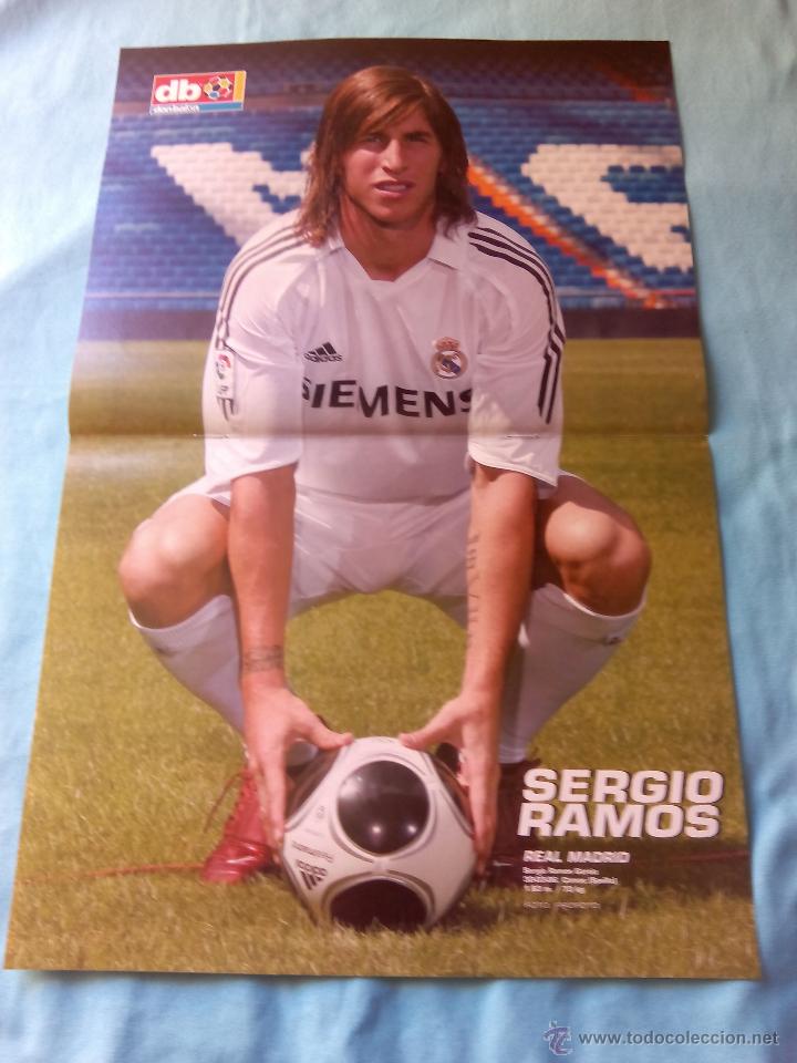 Coleccionismo deportivo: r.madrid sergio ramos poster don balon