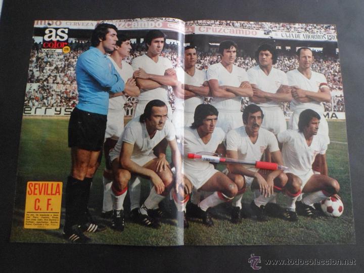 Coleccionismo deportivo: POSTER DEL SEVILLA C.F 1976 - POSTER AS COLOR