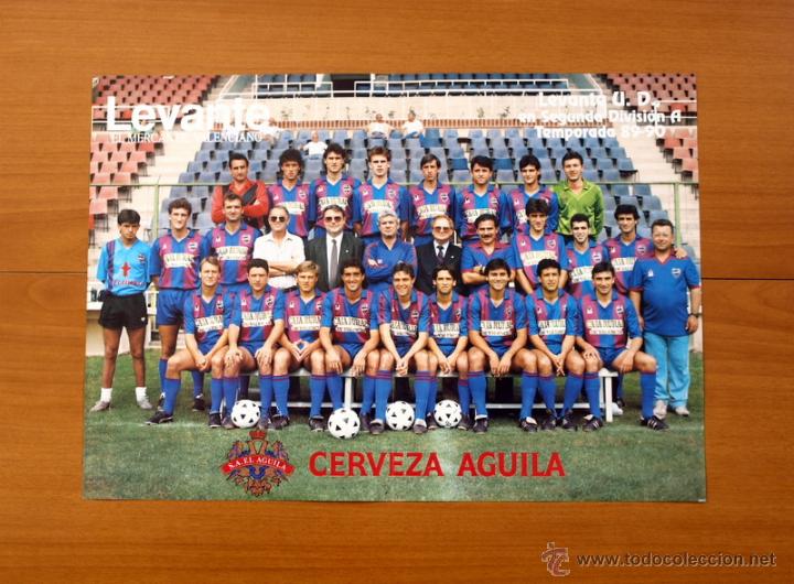 Coleccionismo deportivo: Levante 89-90 - P&oacute;ster tama&ntilde;o 34 X 49
