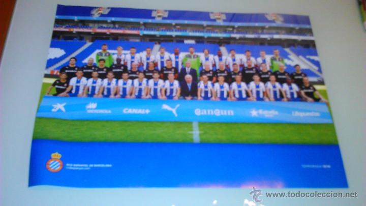 Collectionnisme sportif: P&Oacute;STER DEL R.C.D. ESPANYOL DE BARCELONA TEMPORADA 2013 - 2014 &middot; medidas: 42 x 30 cm.