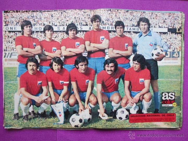 Coleccionismo deportivo: POSTER AS COLOR 143, FUTBOL, SELECCION NACIONAL DE CHILE, N&ordm;65