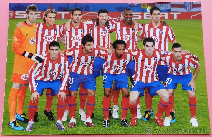 Sammelleidenschaft Sport: FOTO 20x30 ATLETICO DE MADRID CAMPEON EUROPA LEAGUE 2010 - ONCE INICIAL - ALTA CALIDAD HQ POSTER